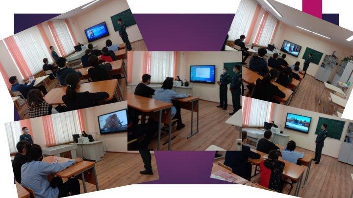 Агитационная работа с учащимися 10 класса