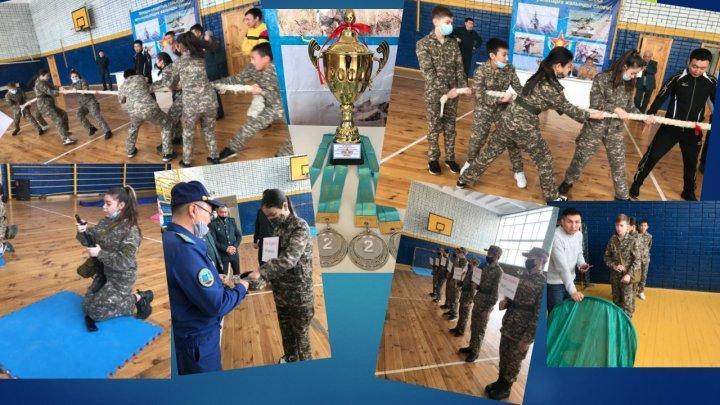 Военизированная  эстафета   среди учащихся - воспитанников военно-патриотических клубов «Жас Сарбаз»