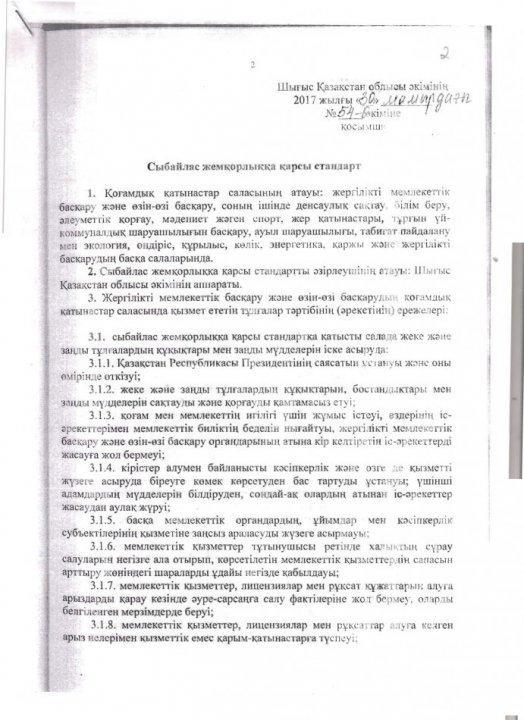 Антикоррупционный стандарт